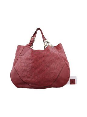 Gucci Charlotte Red Leather Handbag